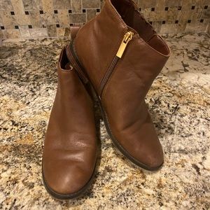 Lands end brown leather Chelsea boot - Size 8